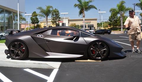 Lamborghini Sesto Elemento Arrives at Lamborghini Newport Beach