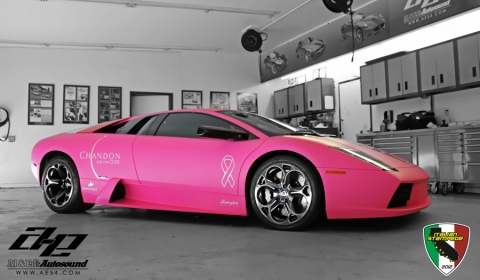 Matte Pink Lamborghini Murcielago at Italian Stampede 2012