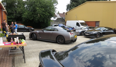 Nissan GT-R Barbeque at Valet Magic Wrap Specialist