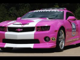 GM Reveals Pink Camaro Pace Car at Atlanta Motor Speedway