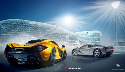 Render McLaren P1 and F1 by Wild-Speed