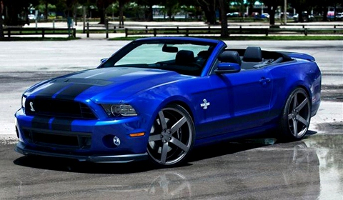 2013 Ford Shelby GT500 Convertible on Vossen wheels