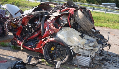 Horrific 160mph Porsche GT2RS Wreck