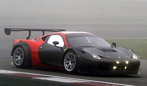 Spyshots 2013 Ferrari 458 GT3 Spotted Testing