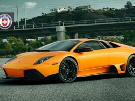 Orange Lamborghini Murcielago LP640 on HRE S101 Wheels