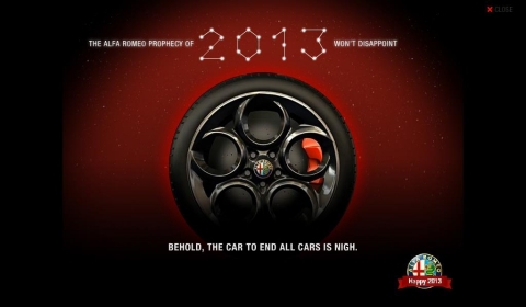 Alfa Romeo Releases First Teaser of 2013 4C Sports Car