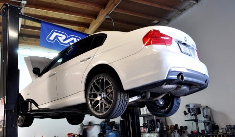 BMS N55 Catless Downpipe and JB4 Installation in a BMW E90 335i