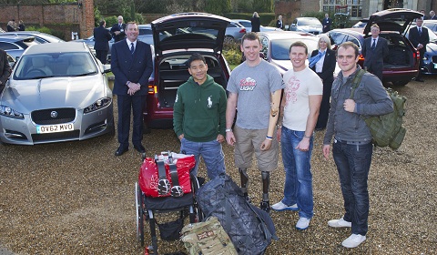 Jaguar Helps Injured Soldiers Get Home for Christmas