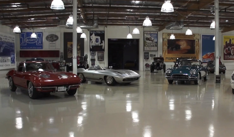 Jay Leno Looks at Four Iconic Corvette's