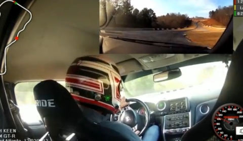 Video Tuned Nissan GT-R Sets Lap Record at Road Atlanta