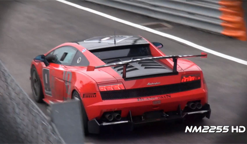 Video: Lamborghini Gallardo SuperTrofeo Full Throttle Accelerations