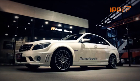 iPE Innotech exhaust system for C63 AMG