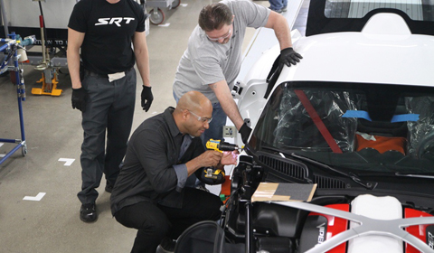 SRT CEO Ralph Gilles helps build Viper GTS