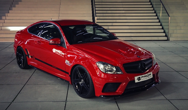 Mercedes C-Class Coupe Black Edition Widebody by Prior Design