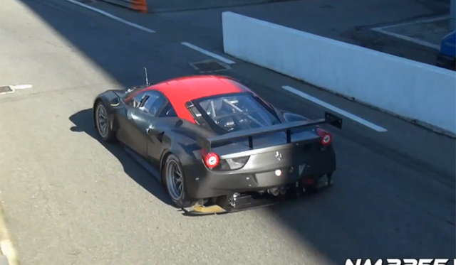 Video: Ferrari 458 Italia GT2 at Monza