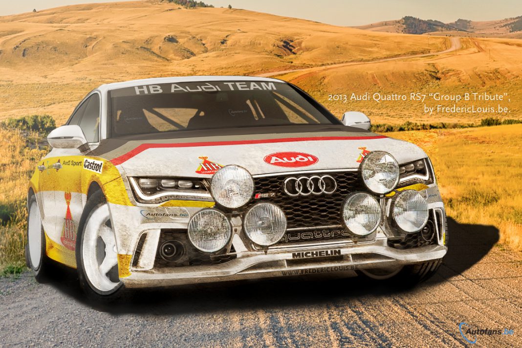 Render: Audi RS7 AMG Quattro Group B Racer