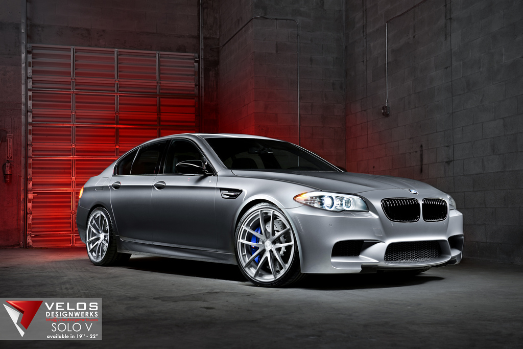 Grey BMW F10 M5 by Velos Designwerks