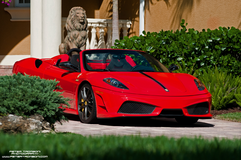 Gallery: Red Ferrari 16M Scuderia Spider in Sunny Florida
