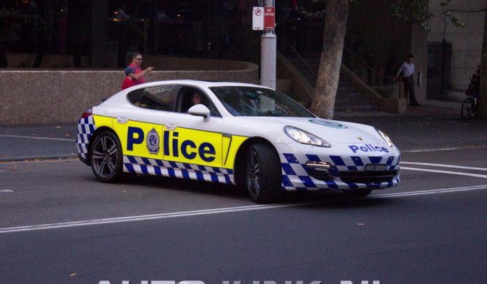 Porsche Panamera Police car Captured in Australia