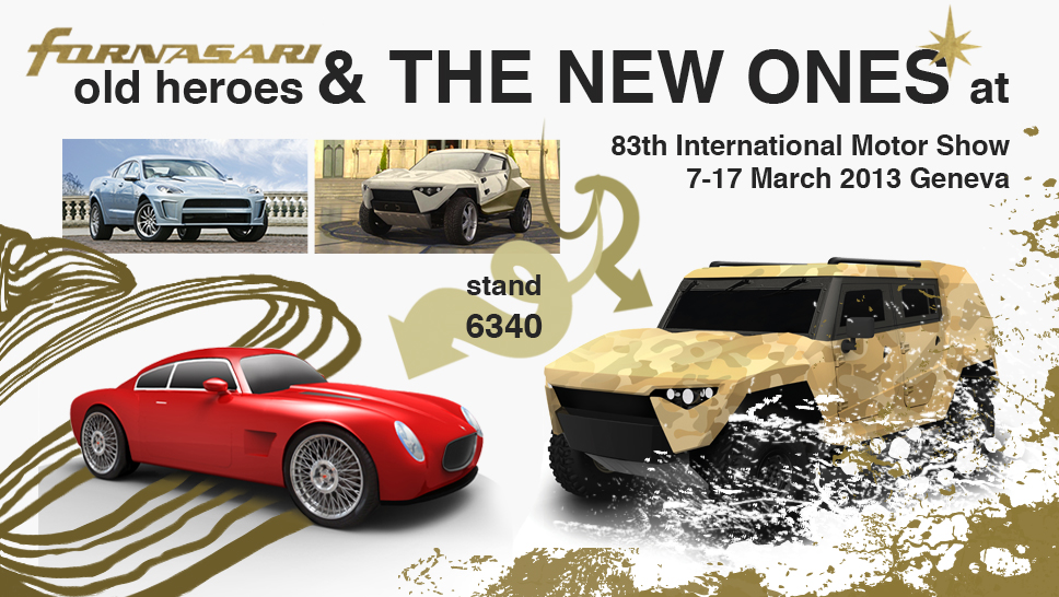 Fornasari Previews new Models Heading to 2013 Geneva Motor Show