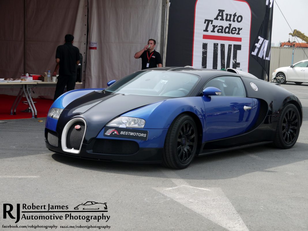 Bugatti Veyron at Autotrader Live Show in Dubai