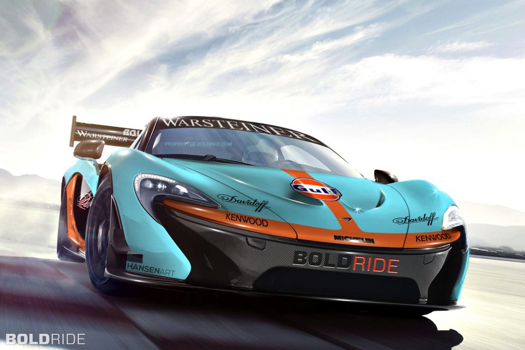 Render: McLaren P1 GTR Gulf Concept