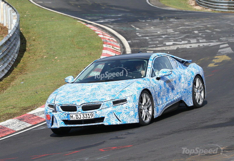 Spyshots: BMW i8 Hybrid Prototype Spotted at the Nurburgring