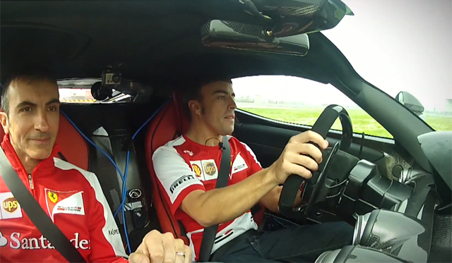 Video: Fernando Alonso Drives the LaFerrari
