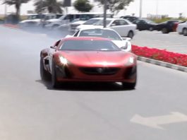 Video: Rimac One Concept Smoking Ferrari 458 Spider
