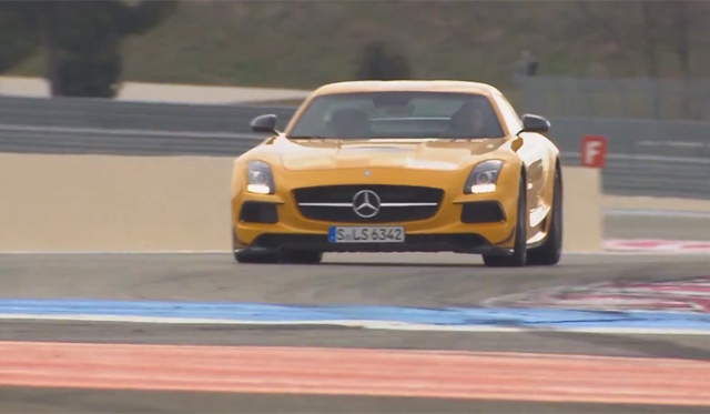 Video: 2014 Mercedes-Benz SLS AMG Black Series Hits Paul Ricard Circuit