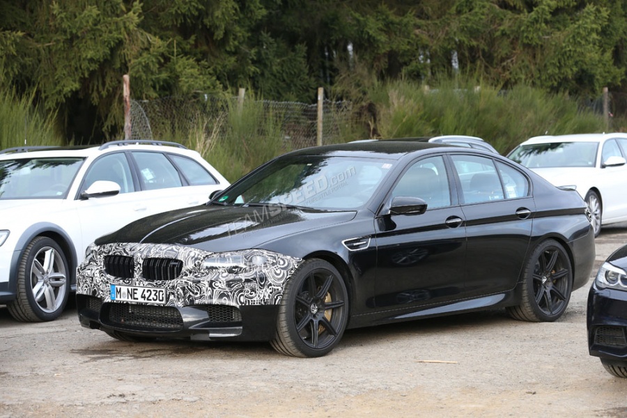 Spyshots: 2014 Facelifted BMW M5 Snapped at the 'Ring