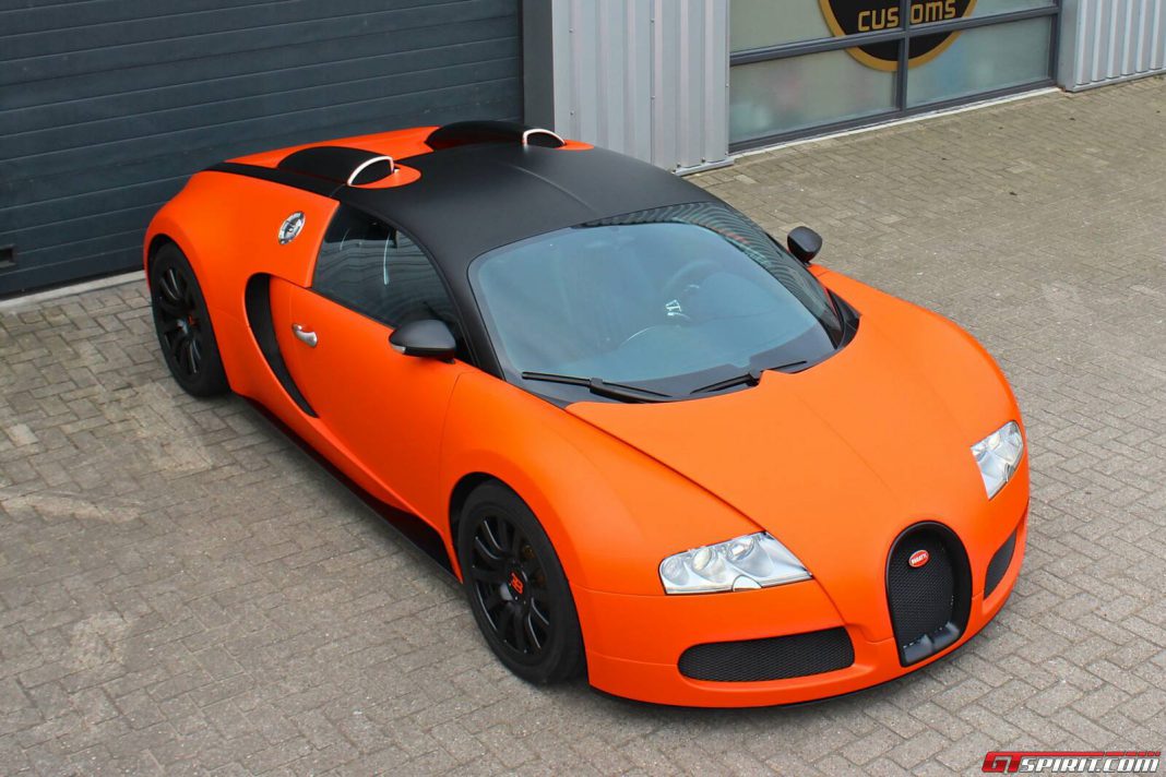 Matte Orange Bugatti Veyron