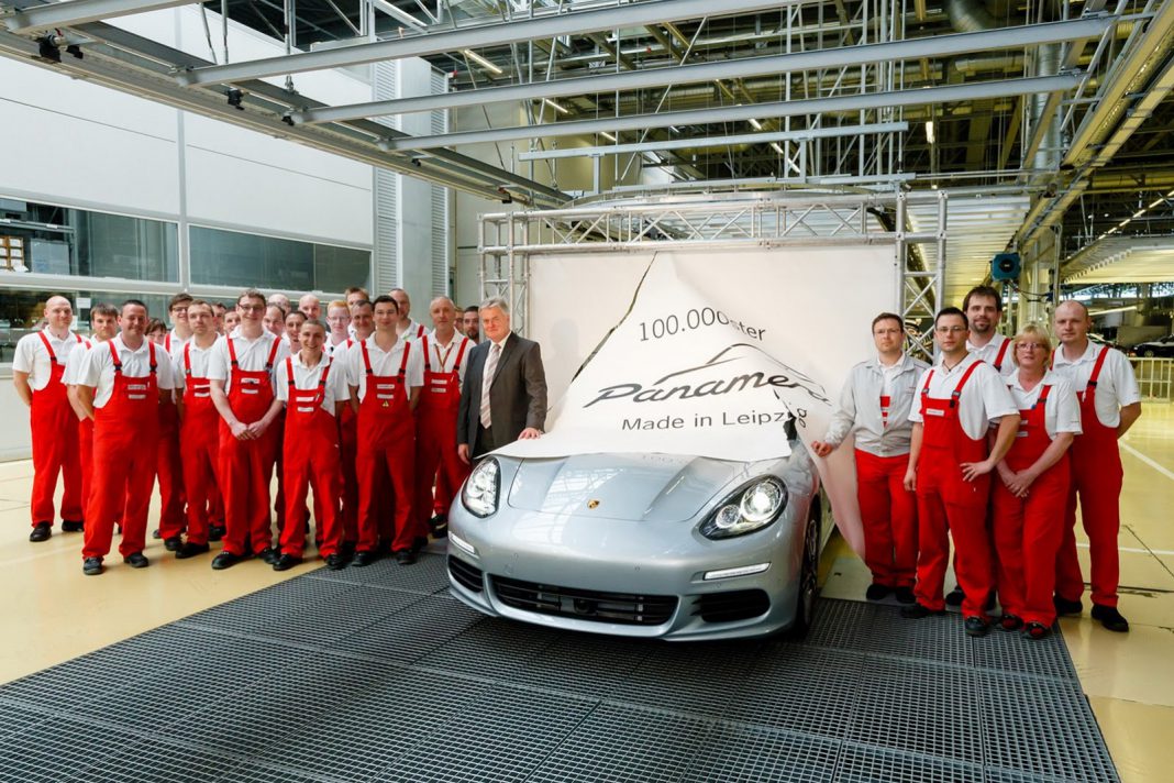 Porsche Builds 100,000th Porsche Panamera at Leipzig Plant