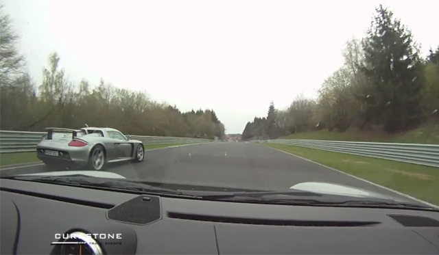 Video: Porsche 911 GT2 RS Chases Porsche Carrera GT on the 'Ring