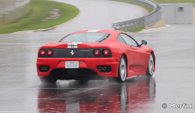 Video: Ferrari FF and Ferrari 360 CS Drift at Circuit of the Americas