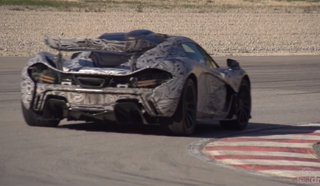 Video: McLaren P1 Sounds Angry During Track Test