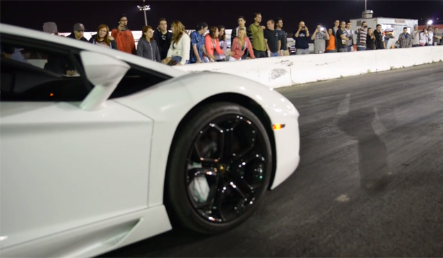 Video: Lamborghini Aventador vs 724hp McLaren 12C
