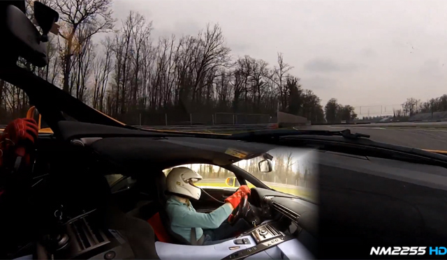 Video: Ride in a Lexus LFA Nurburgring Edition at Monza