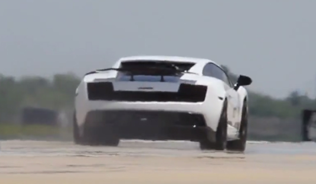 Video: Underground Racing 1500hp Lamborghini Gallardo Hits 217mph in 1/2 Mile