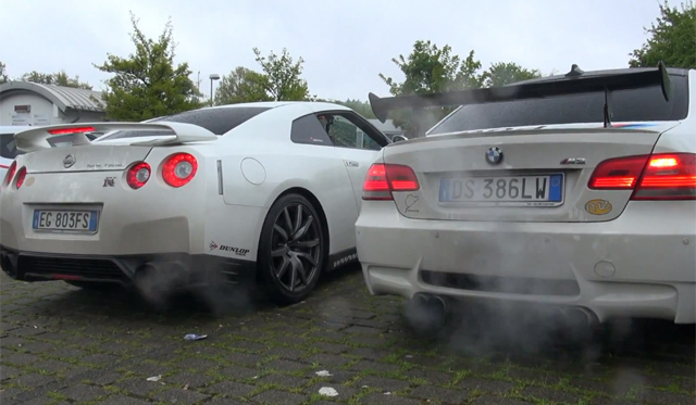 Video: BMW M3 With Supersprint Exhaust Plays With Meisterschaft Nissan GT-R