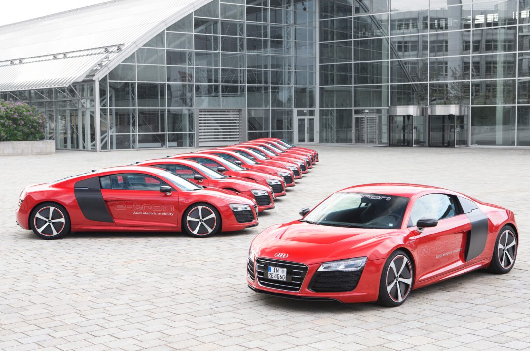 Audi Confirms 10 Audi R8 e-Trons Being Used for Development