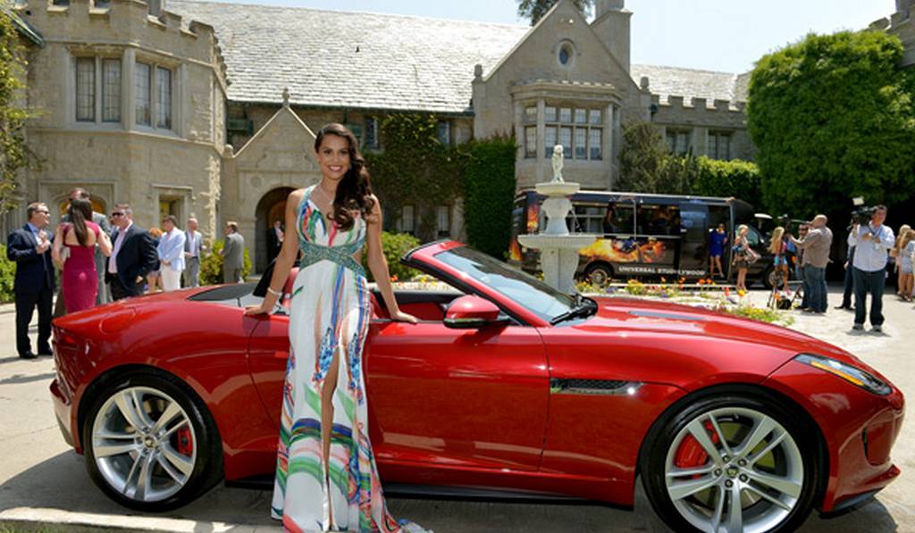 Video: Playboy Playmate of the Year Receives Jaguar F-Type