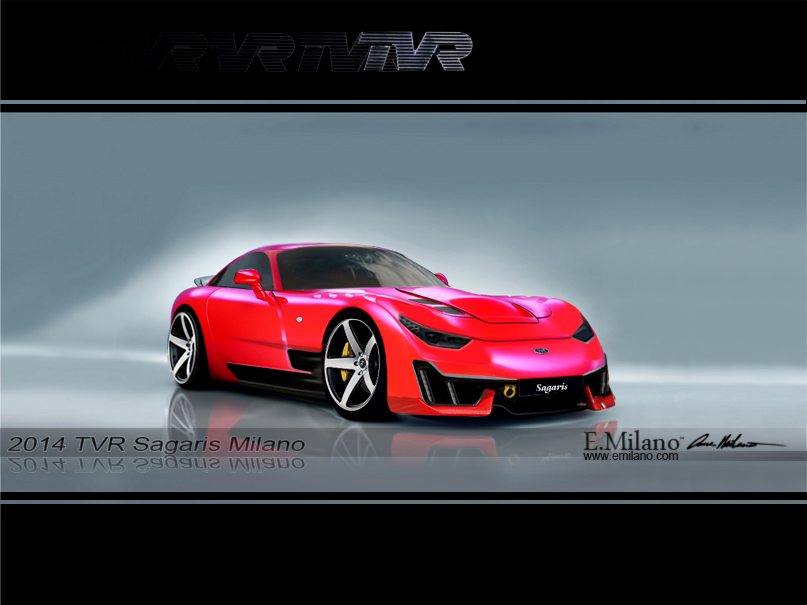 Render: 2014 TVR Sagaris Concept by Evren Milano