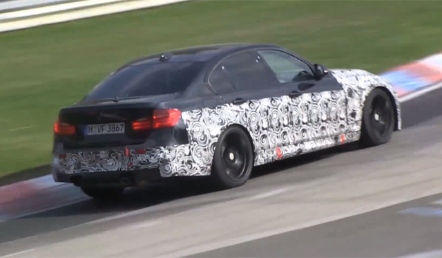 Video: 2014 BMW M3 Testing at the 'Ring
