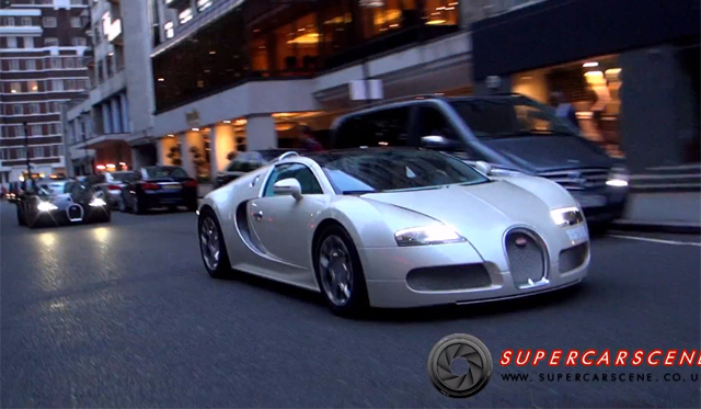 Video: Two Bugatti Veyron's Spotted in London