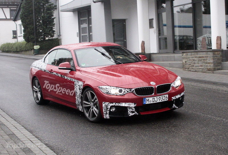 Spyshots: 2014 BMW 4-Series Convertible M-Sport