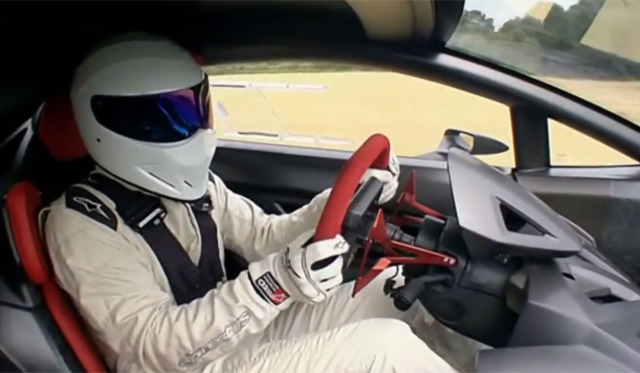 Video: The Stig Spins Lamborghini Sesto Elemento on Top Gear