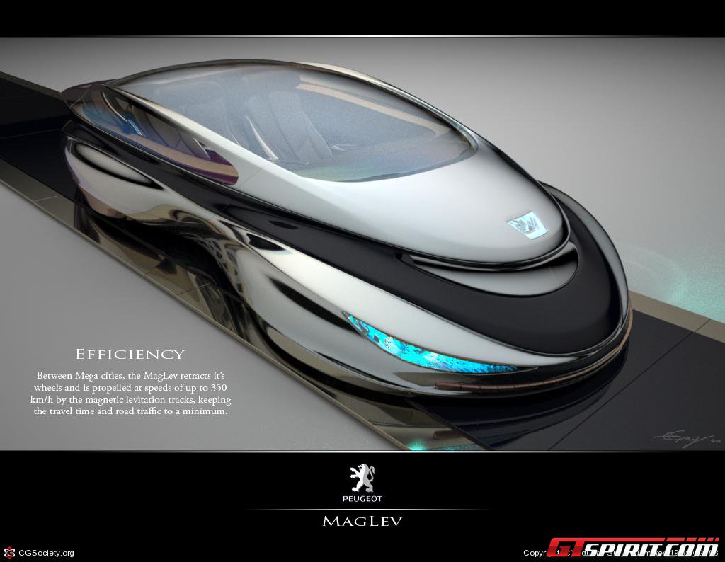 Official: MagLev Racer Electromagnetic Supercar Design Study - GTspirit