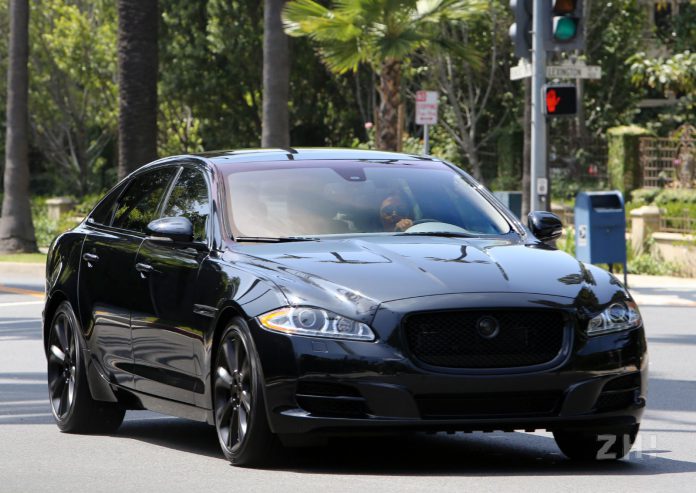 Victoria Beckham's Beastly Black Jaguar XJ