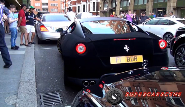 Video: Velvet Ferrari 599 GTB Parallel Parking Fail!